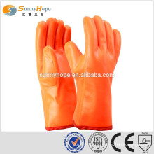 Gants de travail fluorescents Sunnyhope fluorescents en pvc